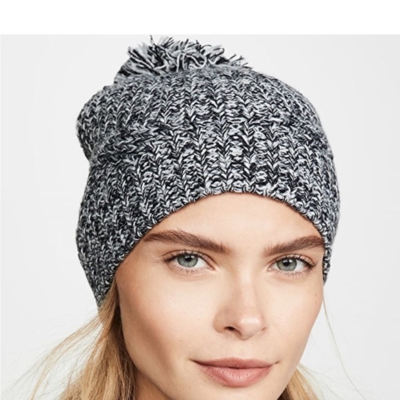 Rebecca Minkoff Cozy Pom Pom Beanie and Arm Warners. 100 Acrylic NWT - Picture 1 of 8